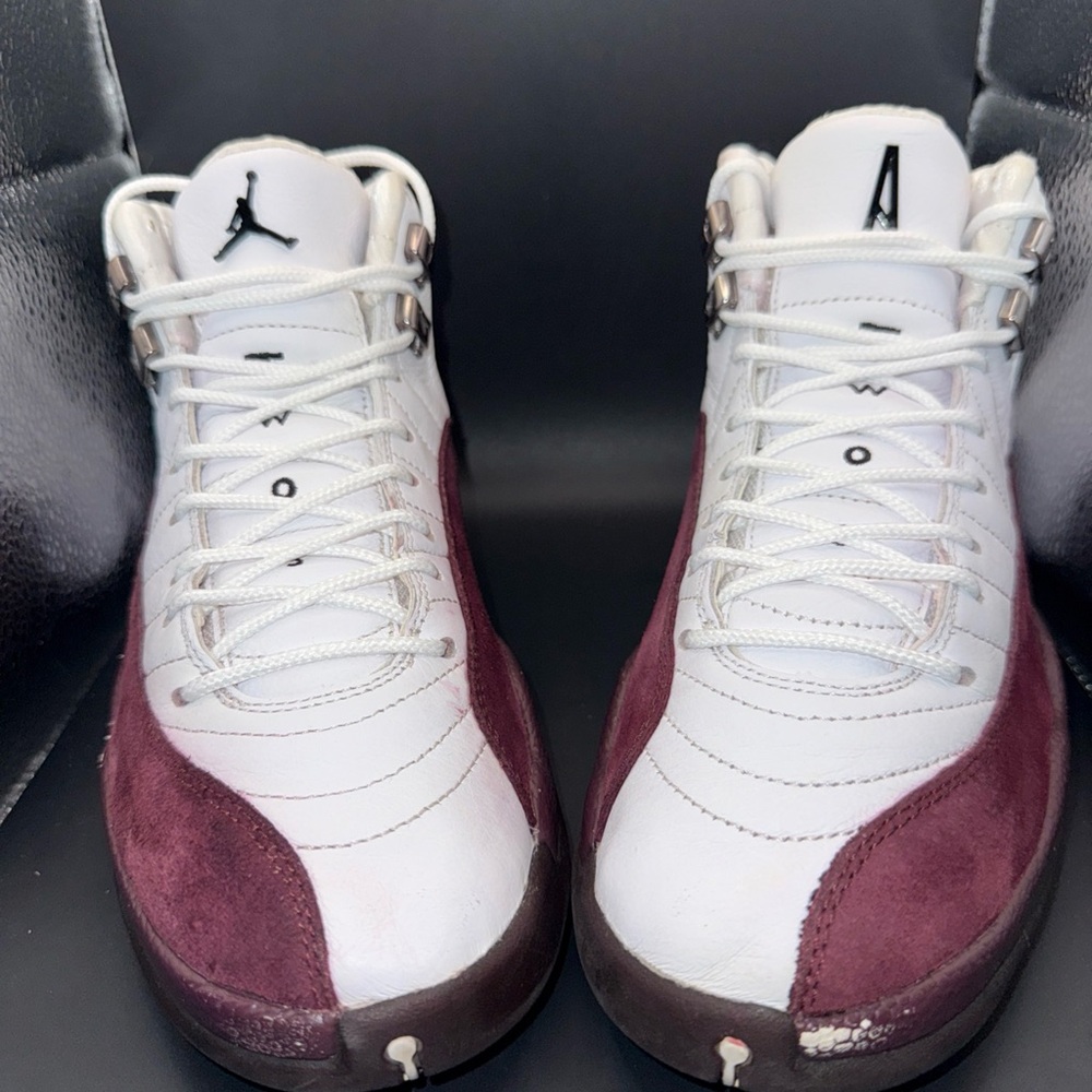 Size 9.5 - Jordan 12 Retro x A Ma Maniere Mid White Wmns, Clean, No Box, Flawed*